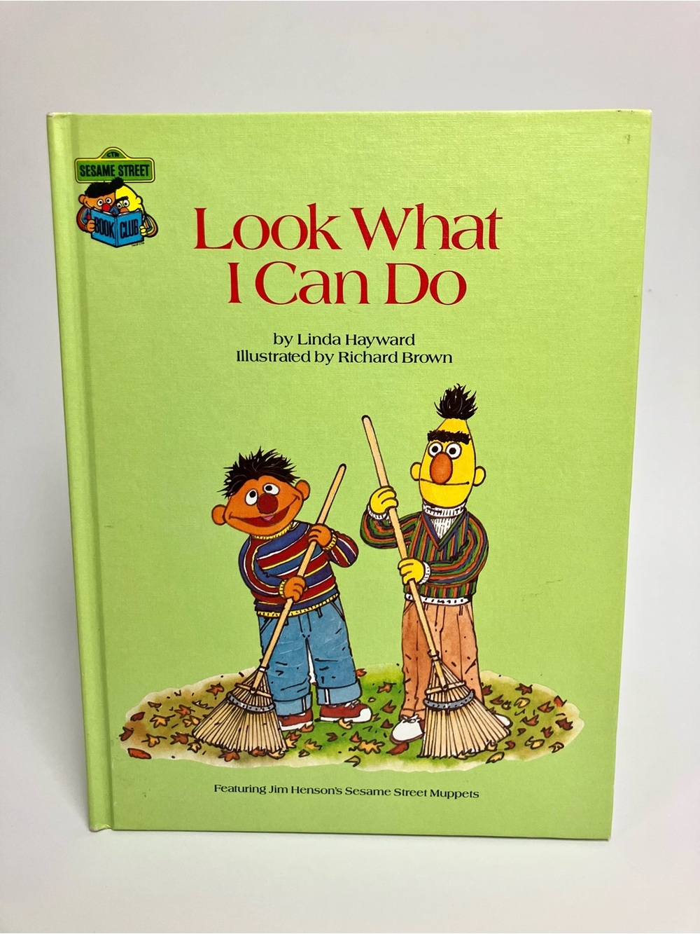 Vintage Sesame Street 1985 Look What I Can Do 80s Children Book Club Muppets